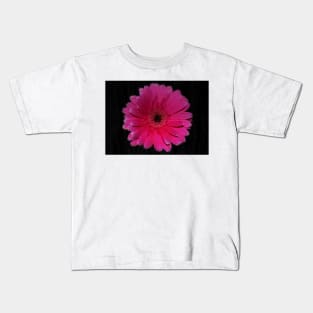 Single Hot Pink Gerbera Kids T-Shirt